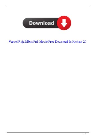 vasool raja mbbs movie 720p download
